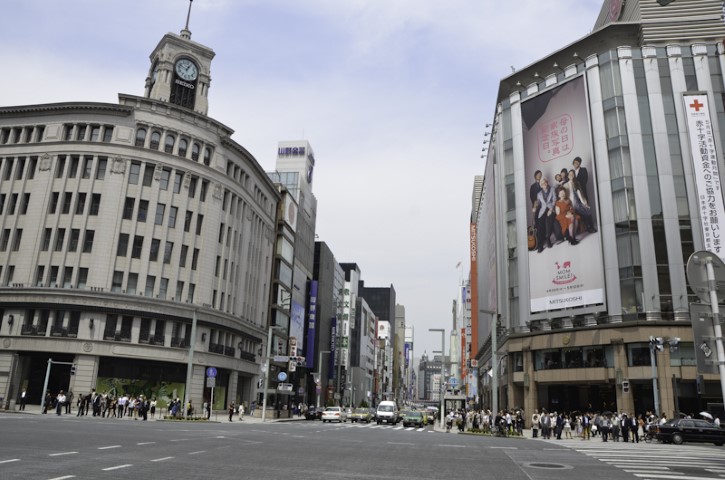 Ginza, shopping in Tokyo