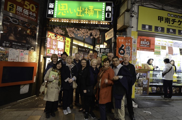 First night of tour, Kabukicho