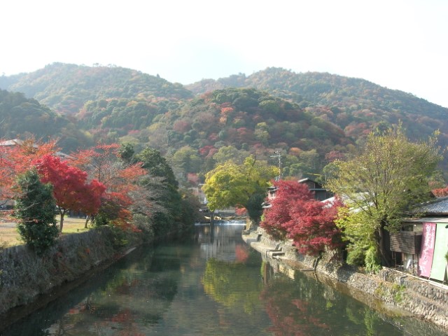 Arashiyama in the autumn