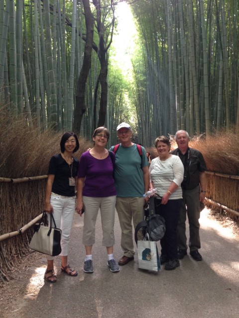 Arashiyama Bamboo Grove the natural forest of bamboo in Arashiyama