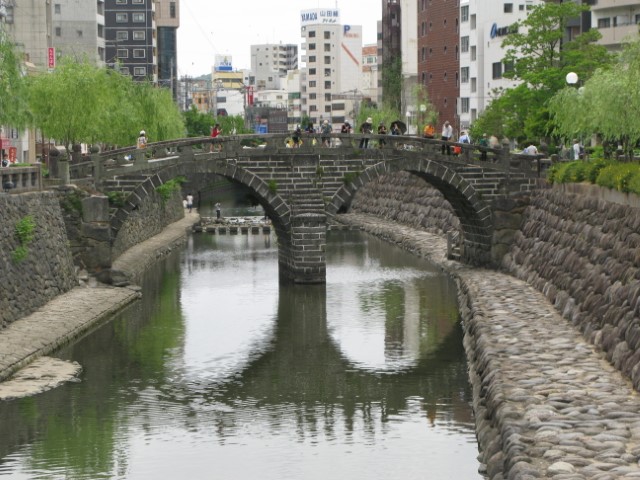 Megane bridge in Nagasaki