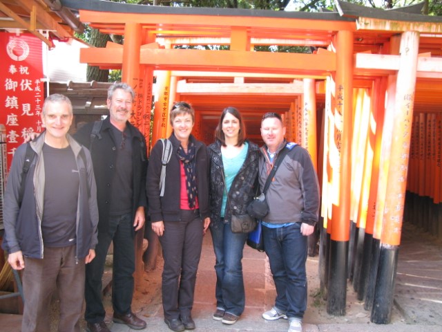Fushimi Inari famous for the hundreds of shrine gates