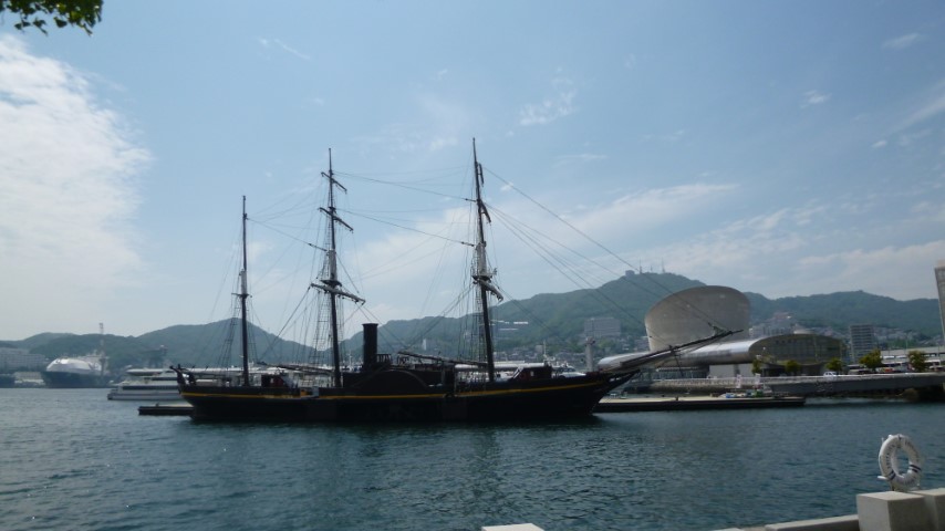 Tall ships in Kyushu