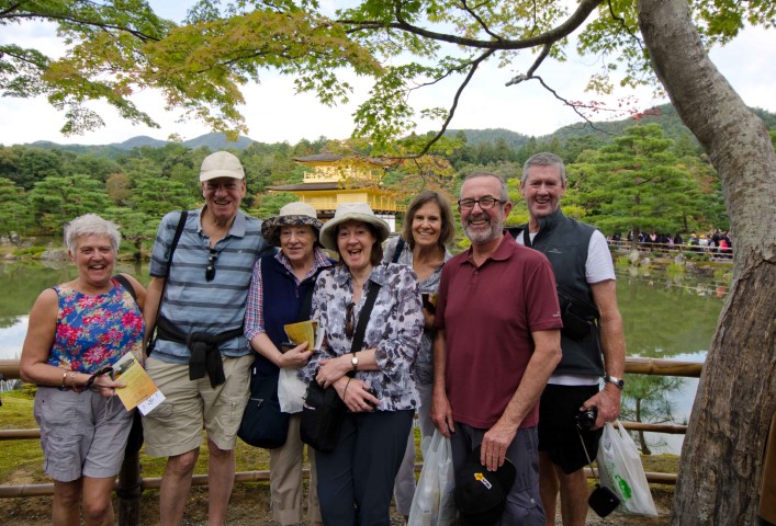 Group photo at the Golden Pavilion
