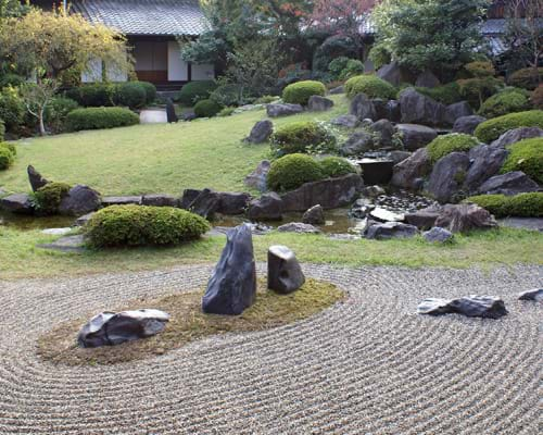 japanese rock garden